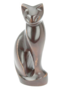 Cat Cast Urn Stanley Cat Bronze