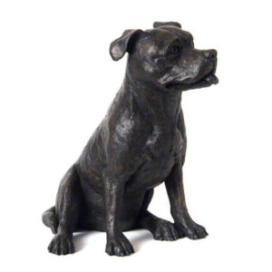 Dog Cast Urn Staffordshire Bull Terrier