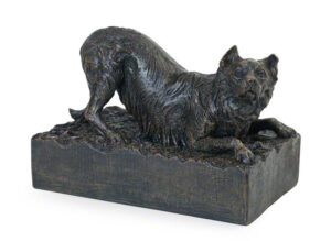 Dog Compact Cast Urn Border Collie Casket