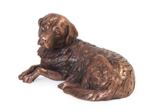 Dog Compact Cast Urn Golden Retriever Keepsake
