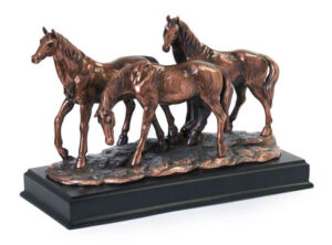Equine Memorial Keepsake Cast Friends Together